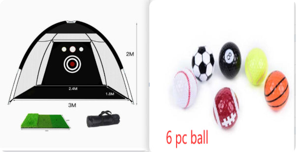 Foldable Golf Practice Net Tent for Garden and Backyard Training