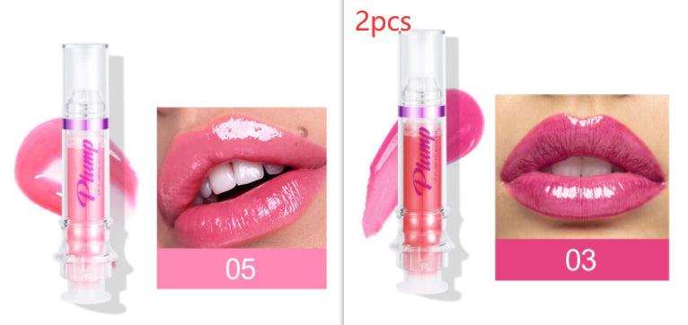 Glossy Tube Lip Gloss, Rich Colour Mirror Finish Liquid