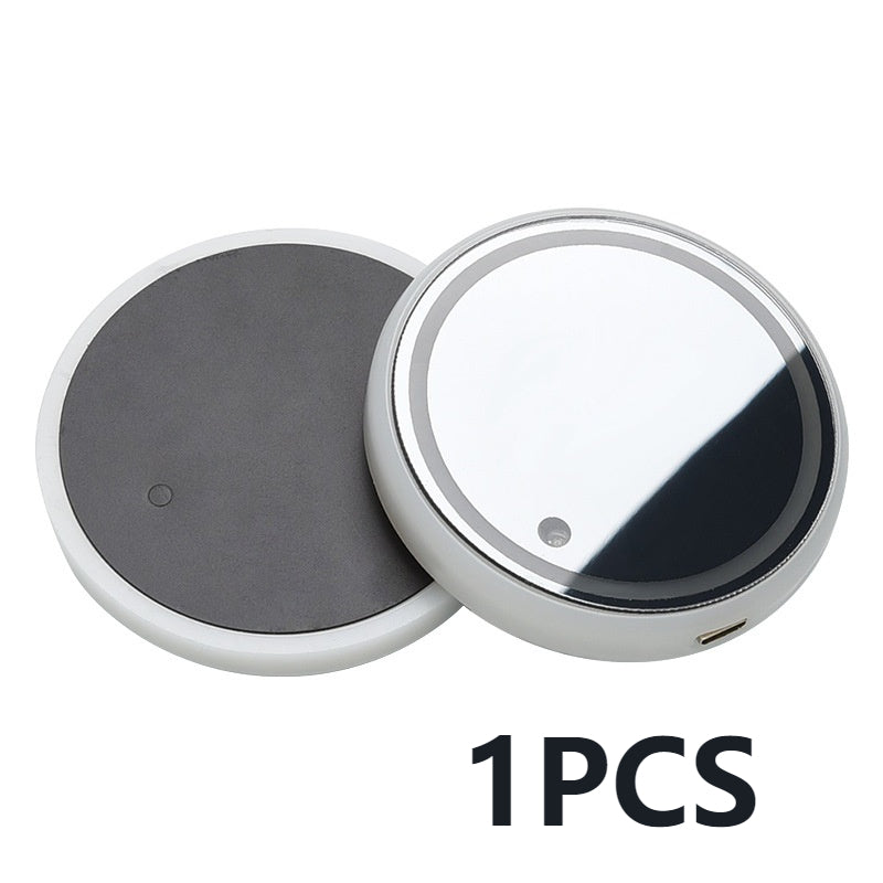 Colourful LED Light-Up Car Cup Holder Coasters, Solar and USB