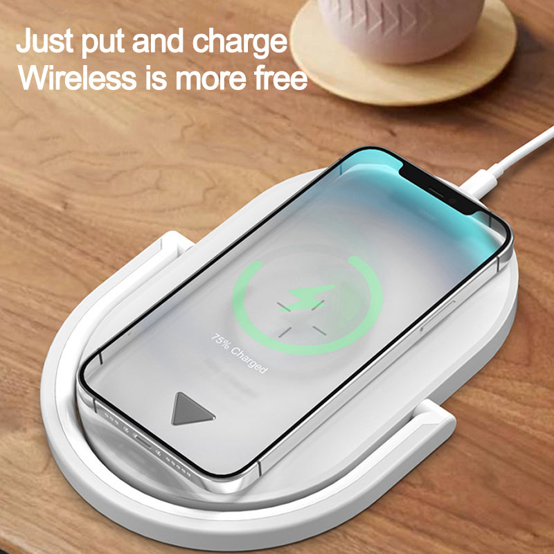 3-in-1 Foldable Wireless Charger Night Light and Reading Lamp