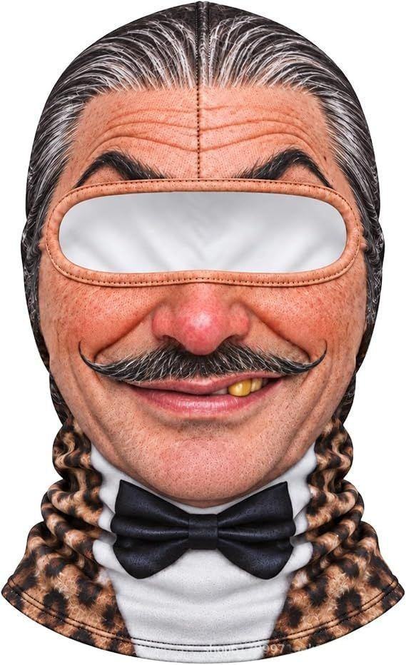 Realistic Winter Balaclava Face Mask, Windproof Fun Costume