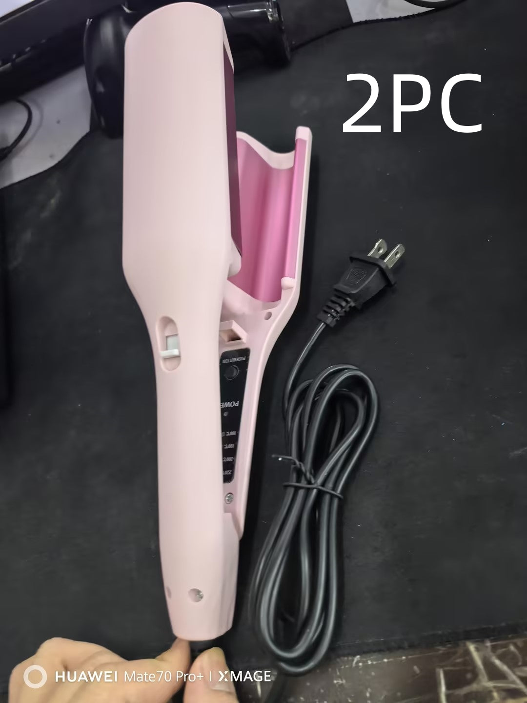 32mm Deep Wave Hair Curling Iron, 4 Temperature Settings