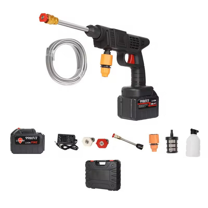 Idropulitrice a batteria con motore da 22 Bar e due ugelli