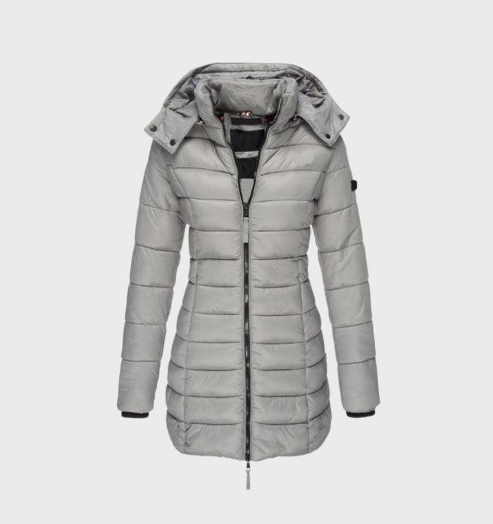 Women's Long Hooded Coat with Soft Inner Lining