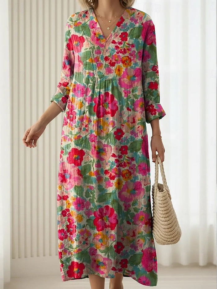 Selene | Vestido Floral de Comodidad Diaria