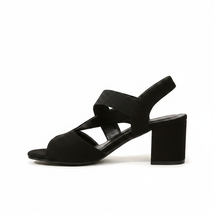 Linda | Pumps mit offener Zehenpartie und Blockabsatz