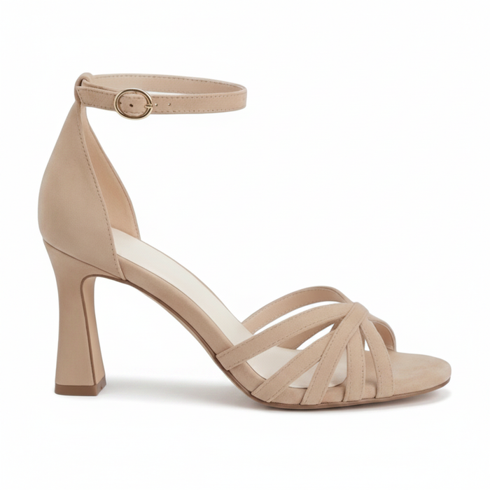 Orlissa | Pumps mit offener Spitze und Blockabsatz