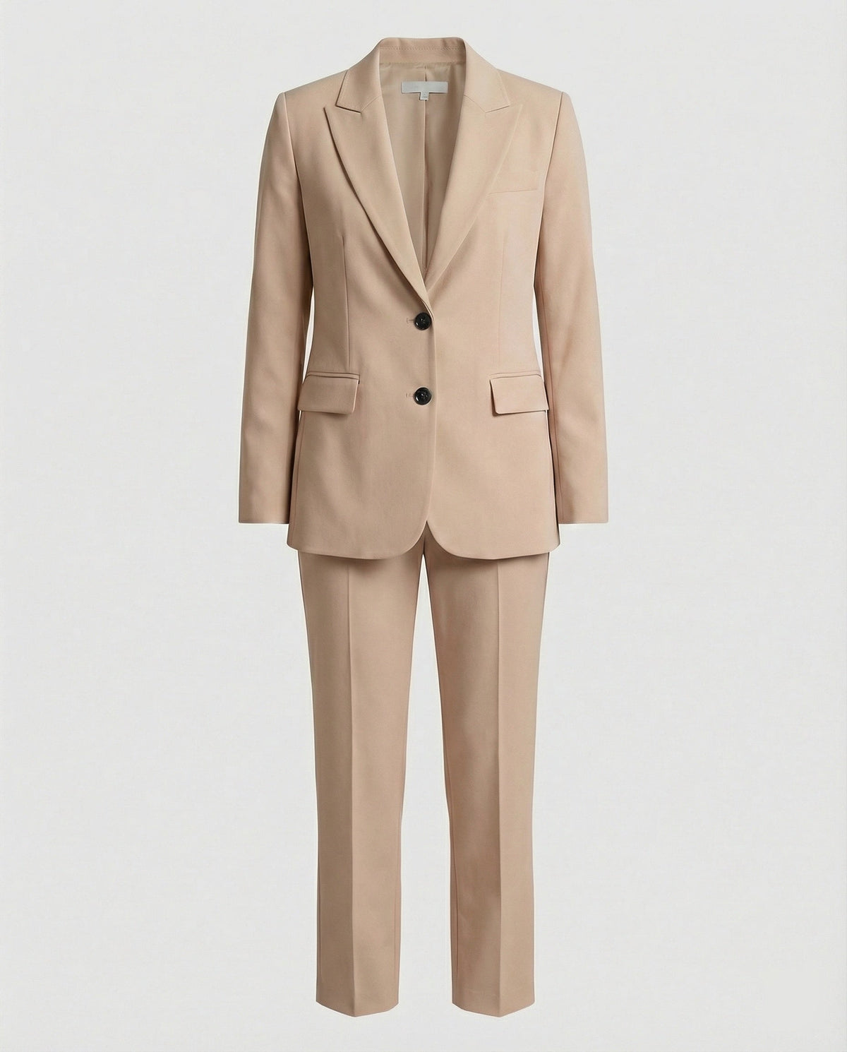 Women's Two-Piece Trouser Suit with Single-Breasted Blazer