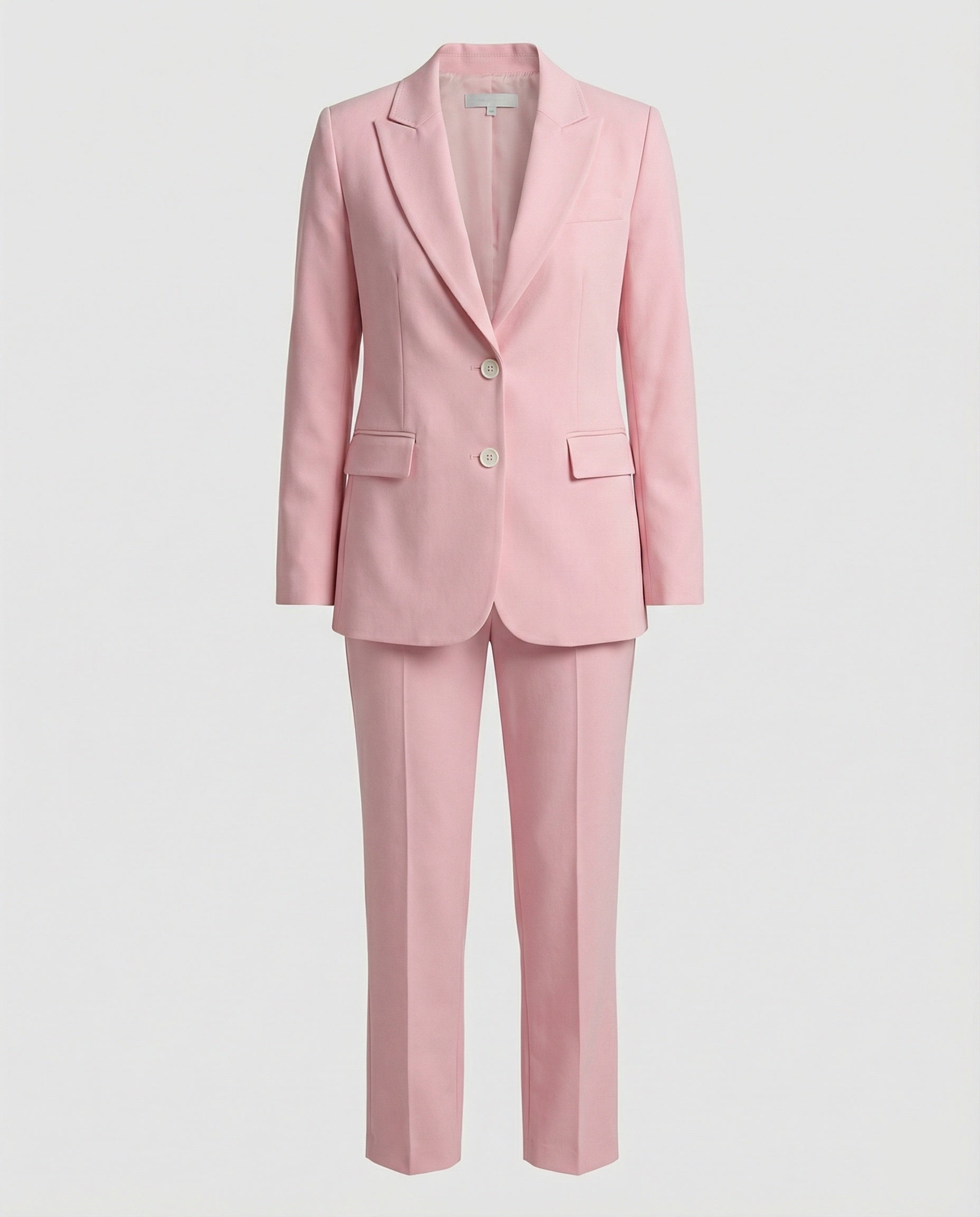 Women's Two-Piece Trouser Suit with Single-Breasted Blazer