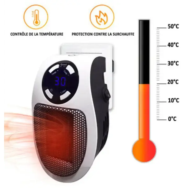 Erittäin kompakti keraaminen lämmitin HeatCompact