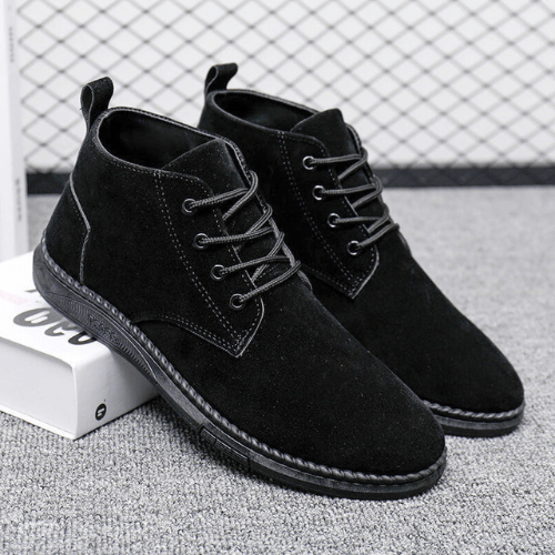 Botas chukka de homem com atacadores e sola almofadada