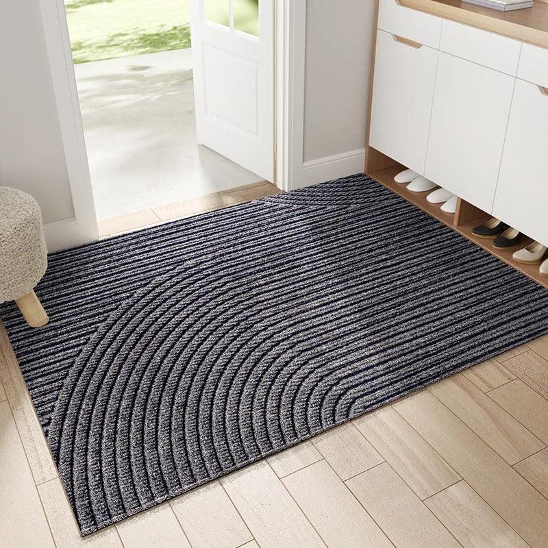 Non-Slip PVC Door Mat with Scandinavian Design for Indoor and Outdoor