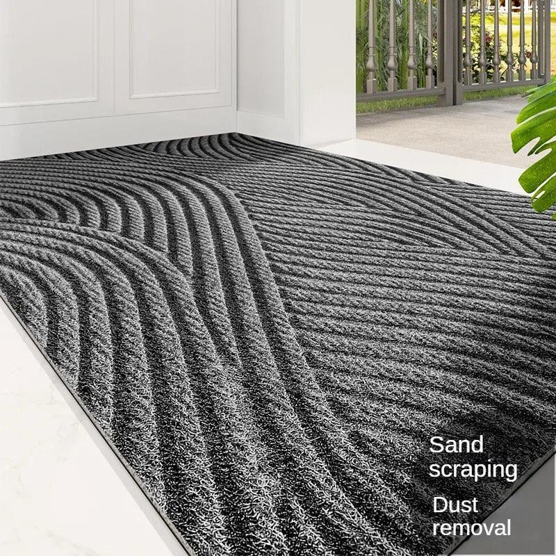 Non-Slip PVC Door Mat with Scandinavian Design for Indoor and Outdoor