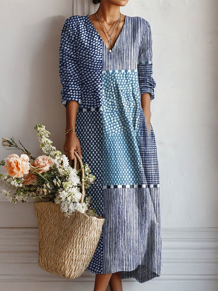 Vela | Vestido Clásico con Parche para Comodidad Diaria
