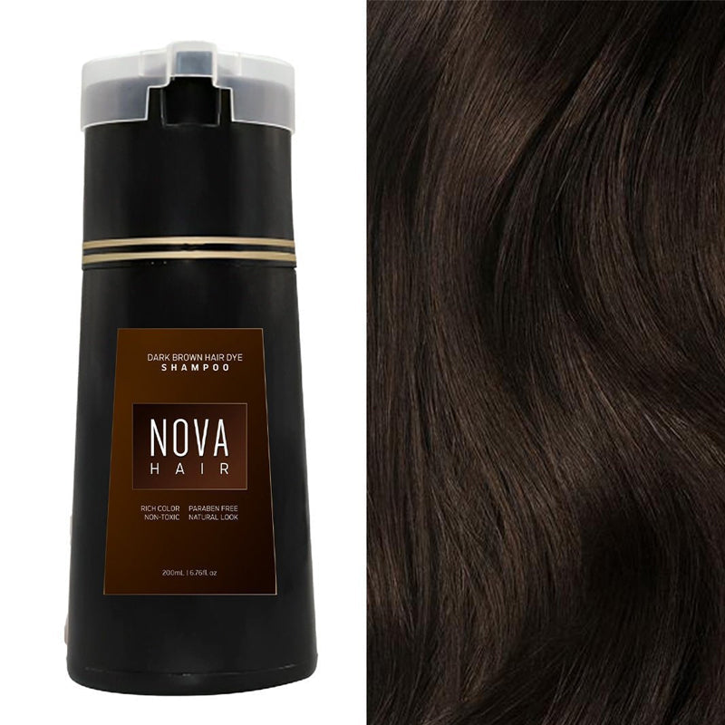 Instant Hair Colour Shampoo to Cover Grey Hair in 10 Minutes