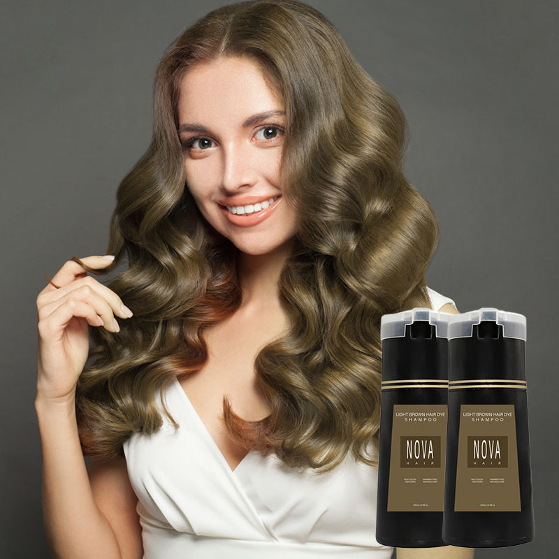 Instant Hair Colour Shampoo to Cover Grey Hair in 10 Minutes